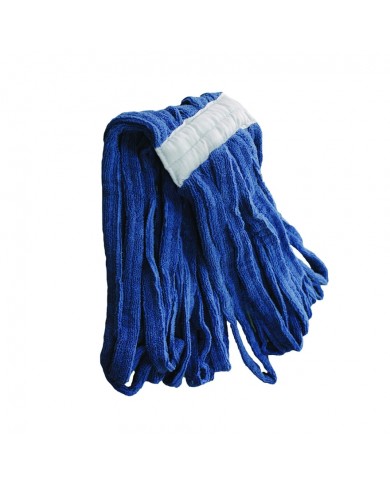 Mop "KENTUKY" in Microfibra Blu a Pinza GR.350